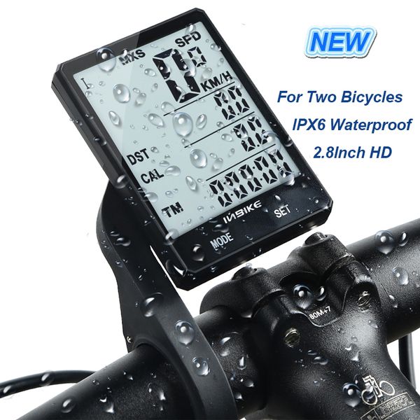 2.8 inch wireless bike computer speedometer odometer rainproof cycling bicycle computer bike measurable temperature satch b6
2.8 inch wireless bike computer speedometer odometer rainproof cycling bicycle computer bike measurable temperature satch b6