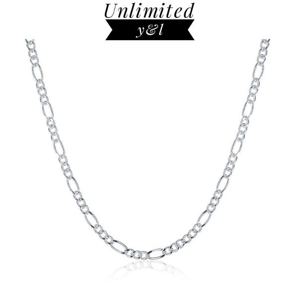2mm figaro chain necklace women men 925 sterling silver link chain fit pendant charm style fashion jewelry accessories
2mm figaro chain necklace women men 925 sterling silver link chain fit pendant charm style fashion jewelry accessories
