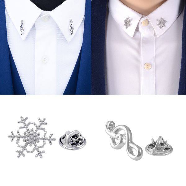 2 pieces musical note snowflake brooch corsage banquet scarf pins wedding party jewellery, Gray
2 pieces musical note snowflake brooch corsage banquet scarf pins wedding party jewellery, Gray