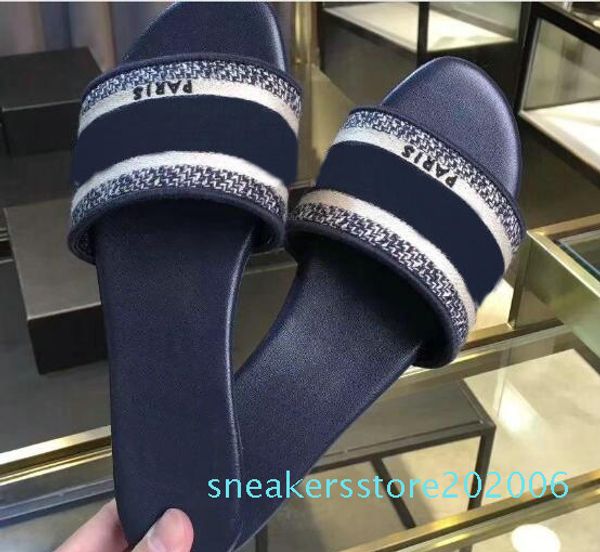 2019 mule dway en coton brode slide luxury designer women sandals new style fashion womens slipper size 35-41 s06, Black
2019 mule dway en coton brode slide luxury designer women sandals new style fashion womens slipper size 35-41 s06, Black
