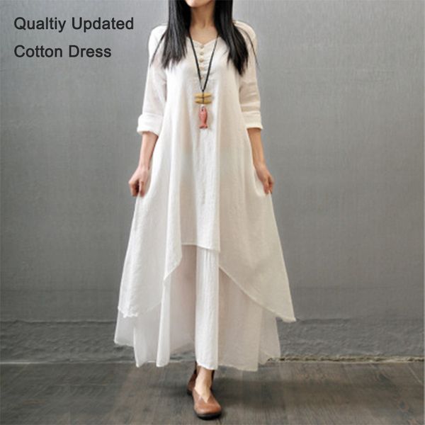 women dresses 2020 spring summer cotton and linen elegant pleated long white dresses new abaya caftan muslim fashion lady, Black;gray
women dresses 2020 spring summer cotton and linen elegant pleated long white dresses new abaya caftan muslim fashion lady, Black;gray
