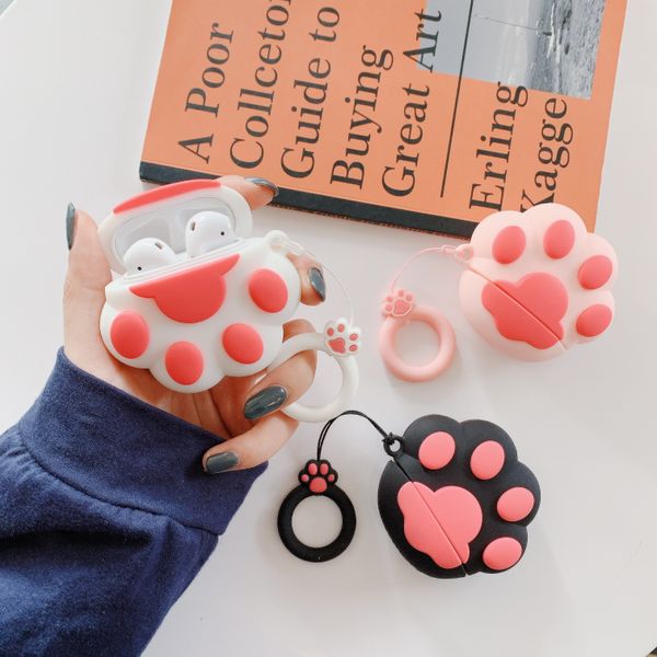 new cat paw soft silicone case for apple airpods shockproof cover case for airpods earphone cases earphones protector
new cat paw soft silicone case for apple airpods shockproof cover case for airpods earphone cases earphones protector