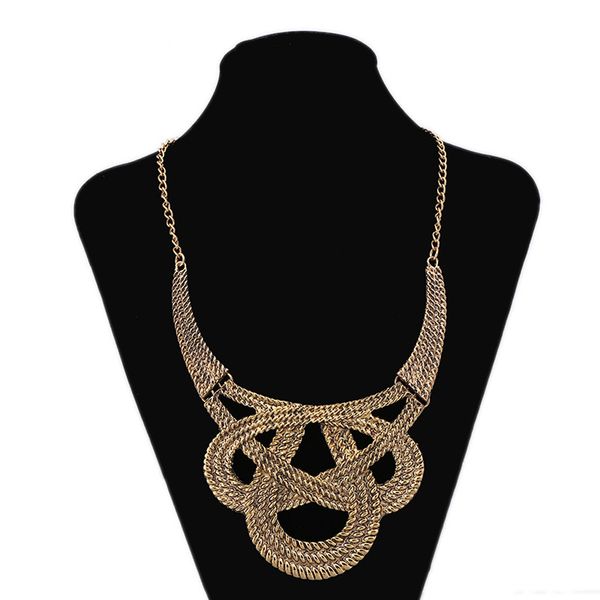 women retro large pendant choker chunky statement chain bib necklace jewelry, Silver
women retro large pendant choker chunky statement chain bib necklace jewelry, Silver