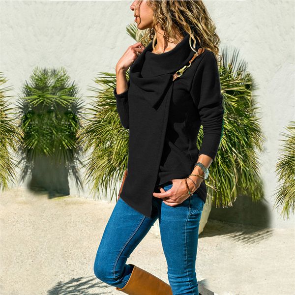 women long sleeve button coat autumn casual jacket 2018 female turn-down collar leisure jackets outwear, Black;brown
women long sleeve button coat autumn casual jacket 2018 female turn-down collar leisure jackets outwear, Black;brown