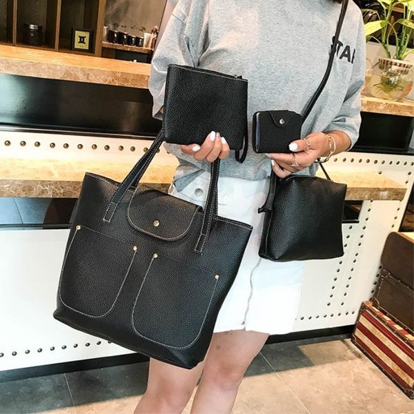 2020 fashion ladies handbag ancient pu leather four-piece set mother-in-law bag women's cross-body bag
2020 fashion ladies handbag ancient pu leather four-piece set mother-in-law bag women's cross-body bag