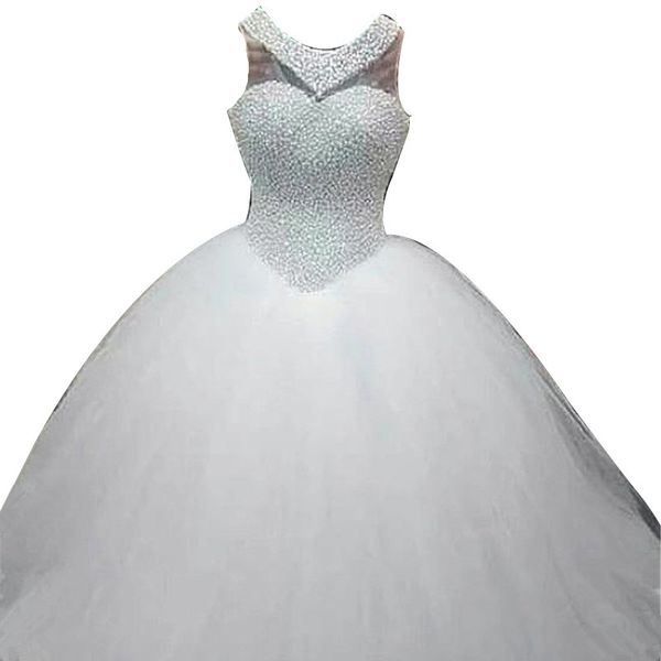 o-neck tulle skirt ball gown wedding dresses 2021 beaded floor length wedding gowns white ivory bride dress
o-neck tulle skirt ball gown wedding dresses 2021 beaded floor length wedding gowns white ivory bride dress