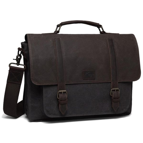 messenger bag for men vintage water resistant briefcase waxed canvas shoulder bag for 15.6 inch lapmen women
messenger bag for men vintage water resistant briefcase waxed canvas shoulder bag for 15.6 inch lapmen women