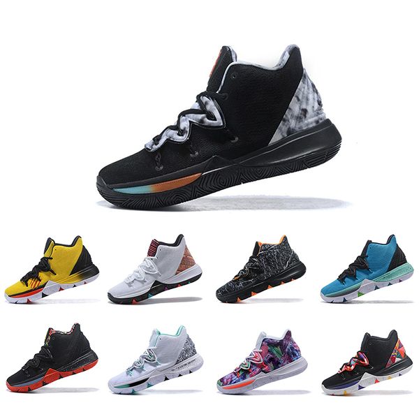 Top Fashion Irving Limited 5 Men Basketball Shoes 5s Black Magic for Kyrie Chaussures de basket ball Mens Trainers Designer Sneakers 7-12
Top Fashion Irving Limited 5 Men Basketball Shoes 5s Black Magic for Kyrie Chaussures de basket ball Mens Trainers Designer Sneakers 7-12