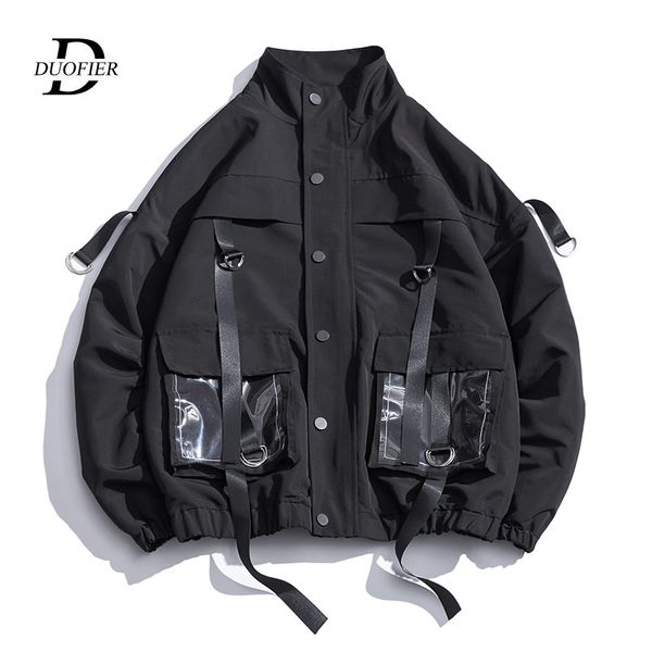 2020 men jacket coats casual windbreaker ribbons pockets men's overalls bomber jacket hip hop streetwear male outwear fashion, Black;brown
2020 men jacket coats casual windbreaker ribbons pockets men's overalls bomber jacket hip hop streetwear male outwear fashion, Black;brown