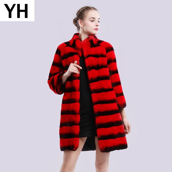 2019 long style genuine real rex fur jacket women casual rex fur coat brand natural overcoats, Black
2019 long style genuine real rex fur jacket women casual rex fur coat brand natural overcoats, Black