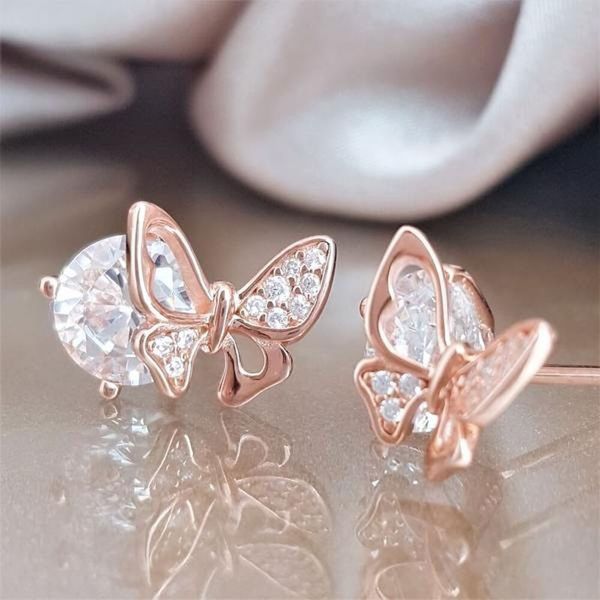 s536 europe fashion jewelry women's butterfly earrings crystal rhinstone cute butterfly stud earrings, Golden;silver
s536 europe fashion jewelry women's butterfly earrings crystal rhinstone cute butterfly stud earrings, Golden;silver
