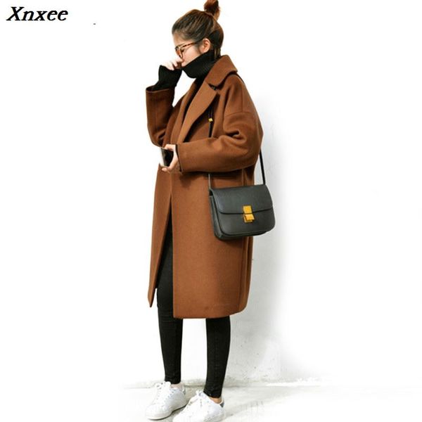 fashion women woolen jacket female winter new korean loose coat womens long trendy simple blends females solid color student, Black
fashion women woolen jacket female winter new korean loose coat womens long trendy simple blends females solid color student, Black