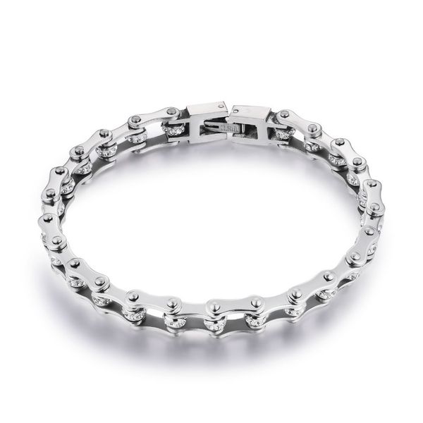 pure neutral classic 316l stainless steel bracelets crystal motorcycle chain silver bracelets 10mm wide 17cm~22cm length ym001 j190703, Golden;silver
pure neutral classic 316l stainless steel bracelets crystal motorcycle chain silver bracelets 10mm wide 17cm~22cm length ym001 j190703, Golden;silver