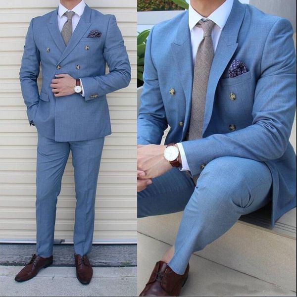 blue peaked lapel custom made double-breasted wedding men suits formal tuxedos prom business slim fitted clothing set, Black;gray
blue peaked lapel custom made double-breasted wedding men suits formal tuxedos prom business slim fitted clothing set, Black;gray