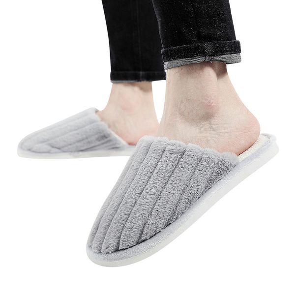 2019 spring summer new men's casual solid anti-slip slip on home indoor flat shoes solid color fashion simplicity warm slippers, Black
2019 spring summer new men's casual solid anti-slip slip on home indoor flat shoes solid color fashion simplicity warm slippers, Black