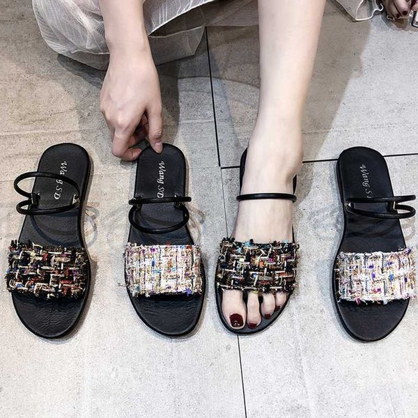 flat shoes female low slippers casual slides slipers women lady soft luxury 2020 summer girl basic fabric scandals pu rubber, Black
flat shoes female low slippers casual slides slipers women lady soft luxury 2020 summer girl basic fabric scandals pu rubber, Black