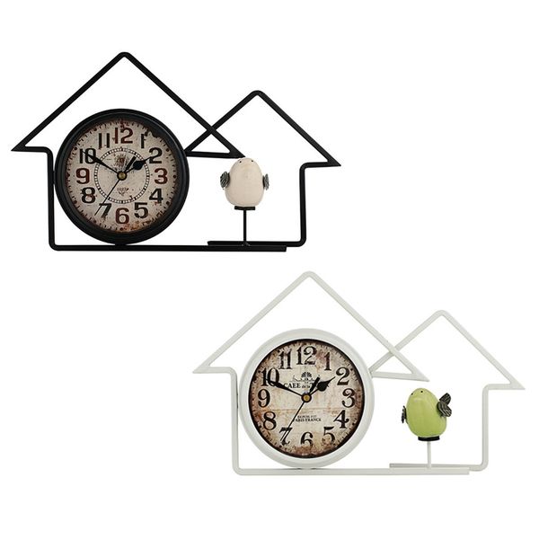 6 inch american country house retro wrought iron mute clock antique home decoration bedroom bedside ceramic bird alarm clock desk table cl
6 inch american country house retro wrought iron mute clock antique home decoration bedroom bedside ceramic bird alarm clock desk table cl