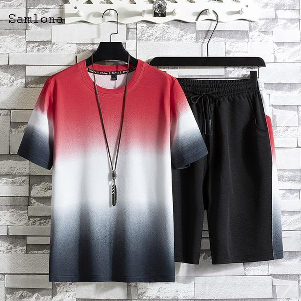 men's tracksuits mens gradient hedging t shirts+shorts 2021 summer fashion personalized solid color printed sports suit male casual tsh, Gray
men's tracksuits mens gradient hedging t shirts+shorts 2021 summer fashion personalized solid color printed sports suit male casual tsh, Gray