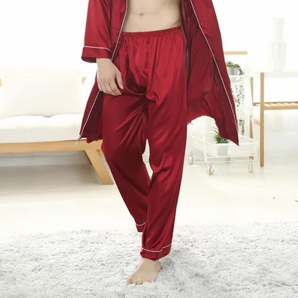 men's summer silk satin pants pajamas pyjamas sleep bottoms nightwear sleepwear, Black;brown
men's summer silk satin pants pajamas pyjamas sleep bottoms nightwear sleepwear, Black;brown