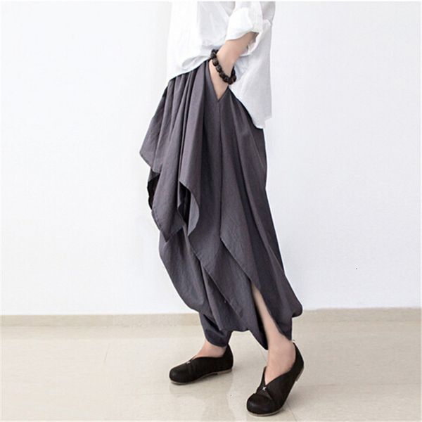plus size women skirts summer new wide women 2019 leg loose linen cotton asymmetric pants original designer capris elastc waist skirt, Black
plus size women skirts summer new wide women 2019 leg loose linen cotton asymmetric pants original designer capris elastc waist skirt, Black