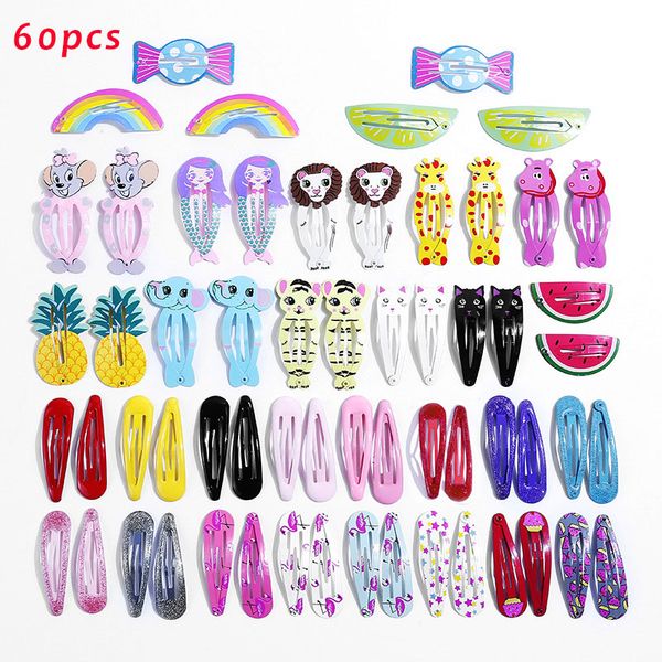 60pcs/set catoon animal hairpin hair clip for girl children bb clip set hair accessories for kids headdress spring, Slivery;white
60pcs/set catoon animal hairpin hair clip for girl children bb clip set hair accessories for kids headdress spring, Slivery;white