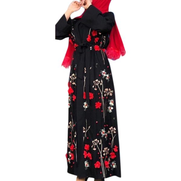 muslim fashion islam clothing 2020 new floral printed cardigan dresses for woman long sleeve embroidery abaya for musliman, Red
muslim fashion islam clothing 2020 new floral printed cardigan dresses for woman long sleeve embroidery abaya for musliman, Red
