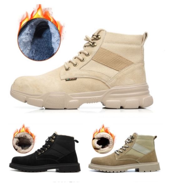 frosted leather high cut safety shoes anti-smash anti-stab work shoes comfortable warm special function shoes, Black;brown
frosted leather high cut safety shoes anti-smash anti-stab work shoes comfortable warm special function shoes, Black;brown
