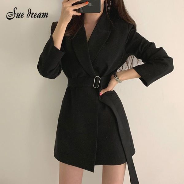 fashion belt women's black apricot coat v-neck slim long coat 2020 summer new long-sleeved elegant, Tan;black 
fashion belt women's black apricot coat v-neck slim long coat 2020 summer new long-sleeved elegant, Tan;black