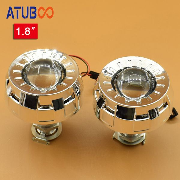 1.8" mini hid bi xenon headlight projector lens+mini gatling gun shrouds for cars/motorcycle h7 h4 car styling
1.8" mini hid bi xenon headlight projector lens+mini gatling gun shrouds for cars/motorcycle h7 h4 car styling
