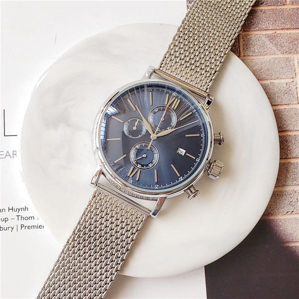 wholesale mens luxury watch fashion brand all dial work stainless steel chronograph designer watches quartz movement wristwatch sport clock, Slivery;brown
wholesale mens luxury watch fashion brand all dial work stainless steel chronograph designer watches quartz movement wristwatch sport clock, Slivery;brown