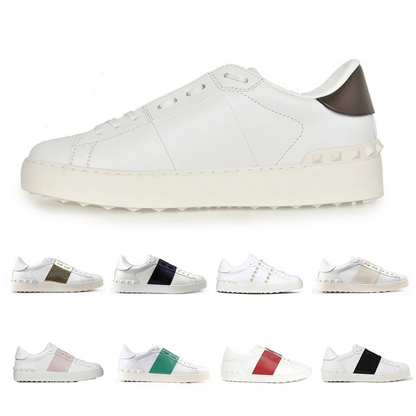 new luaxury 2019 dress shoes for men women triple black sliver pinks red green stripe leather casual shoes size white sneaker 36-46
new luaxury 2019 dress shoes for men women triple black sliver pinks red green stripe leather casual shoes size white sneaker 36-46