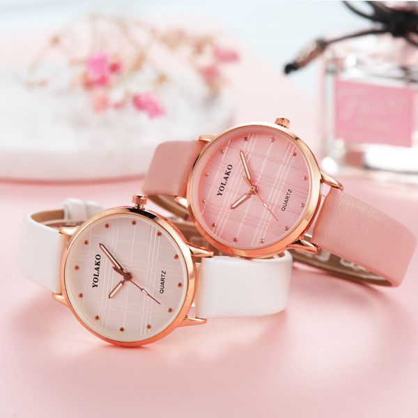 yolako women's simple leather quartz watch women ladies dress watch student casual wrist watches montre femme gift # b, Slivery;brown
yolako women's simple leather quartz watch women ladies dress watch student casual wrist watches montre femme gift # b, Slivery;brown