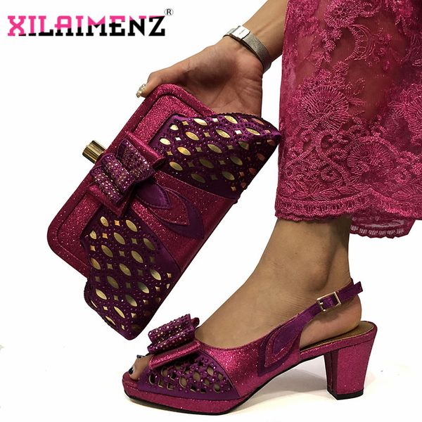 2019 new design magenta nigerian women shoes and bag to match african style matching shoes and bag set for party, Black
2019 new design magenta nigerian women shoes and bag to match african style matching shoes and bag set for party, Black