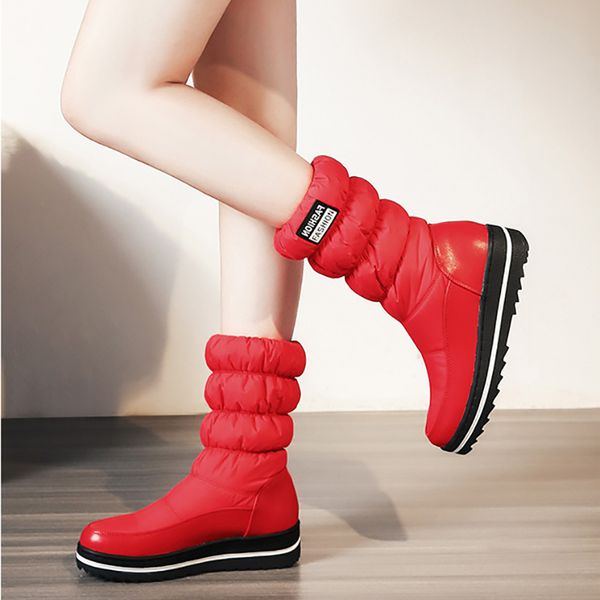 lakeshi mid-calf boots 2019 new warm winter snow boots platform winter women shoes female waterproof woman booties, Black
lakeshi mid-calf boots 2019 new warm winter snow boots platform winter women shoes female waterproof woman booties, Black