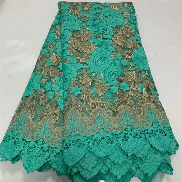 african french net lace fabric green beads flower embroidered lace material indian women designer new mesh net laces, Black;white
african french net lace fabric green beads flower embroidered lace material indian women designer new mesh net laces, Black;white