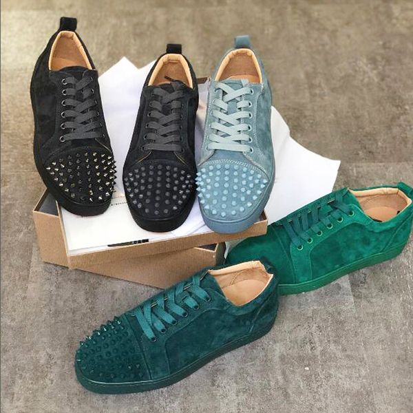 new designer sneakers studded spikes red bottom shoe low cut luxury men trainers for men women genuine leather designer shoes, Black
new designer sneakers studded spikes red bottom shoe low cut luxury men trainers for men women genuine leather designer shoes, Black