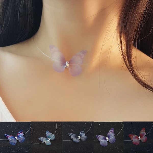 butterfly necklace jewelry link chain butterfly simple all-match accessories fish silk line personalized creative necklace flash d, Silver
butterfly necklace jewelry link chain butterfly simple all-match accessories fish silk line personalized creative necklace flash d, Silver