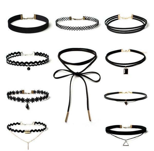 2016 new brand punk chockers necklace women black velvet lace for womens choker necklaces jefng star, Silver
2016 new brand punk chockers necklace women black velvet lace for womens choker necklaces jefng star, Silver