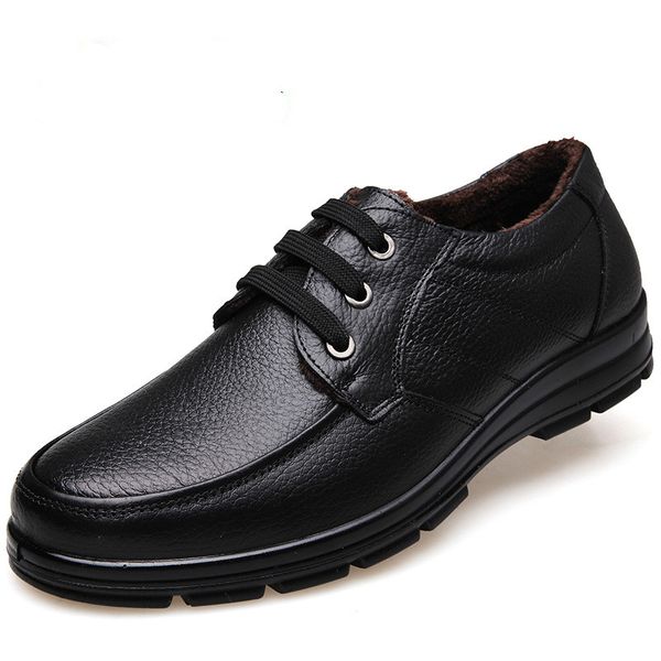 winter boots 2018 new winter men's shoes leather plus velvet business casual shoes middle-aged father men's low help boots, Black
winter boots 2018 new winter men's shoes leather plus velvet business casual shoes middle-aged father men's low help boots, Black