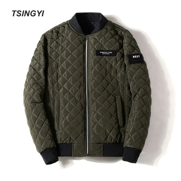 tsingyi 4xl fashion autumn winter jacket men diamond lattice black green white blue red parka homme long sleeve men winter coat, Tan;black 
tsingyi 4xl fashion autumn winter jacket men diamond lattice black green white blue red parka homme long sleeve men winter coat, Tan;black