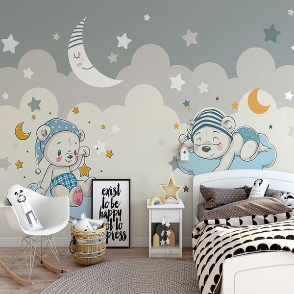 drop shipping custom 3d p wallpaper for cartoon little bear moon stars children room boys room wall art mural wallpaper
drop shipping custom 3d p wallpaper for cartoon little bear moon stars children room boys room wall art mural wallpaper