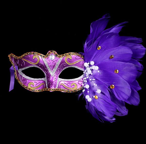 2020 halloween explosives classical ktv bar masquerade halloween christmas feather painted women's mask
2020 halloween explosives classical ktv bar masquerade halloween christmas feather painted women's mask