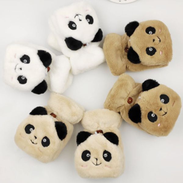 women cute cartoon bear panda half finger flap wool knit mitten winter female thicken plush cashmere warm touch screen glove e21, Blue;gray
women cute cartoon bear panda half finger flap wool knit mitten winter female thicken plush cashmere warm touch screen glove e21, Blue;gray