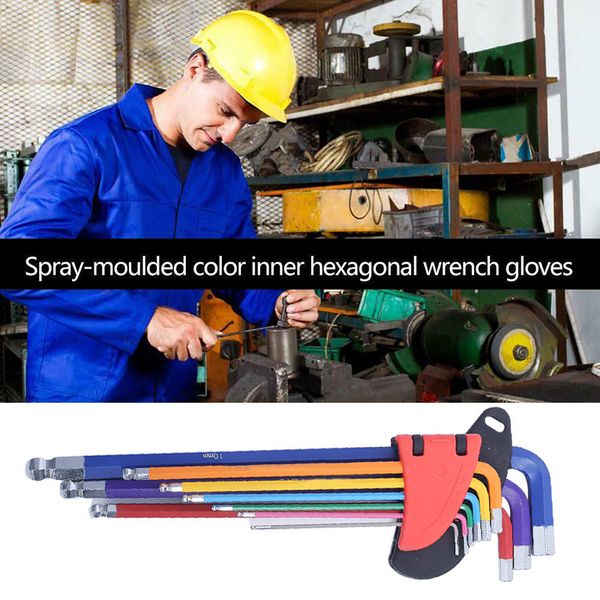 spot 9pcs allen wrench hex key set folding hex key wrench high hardness tool set car repair tools vj-drop
spot 9pcs allen wrench hex key set folding hex key wrench high hardness tool set car repair tools vj-drop