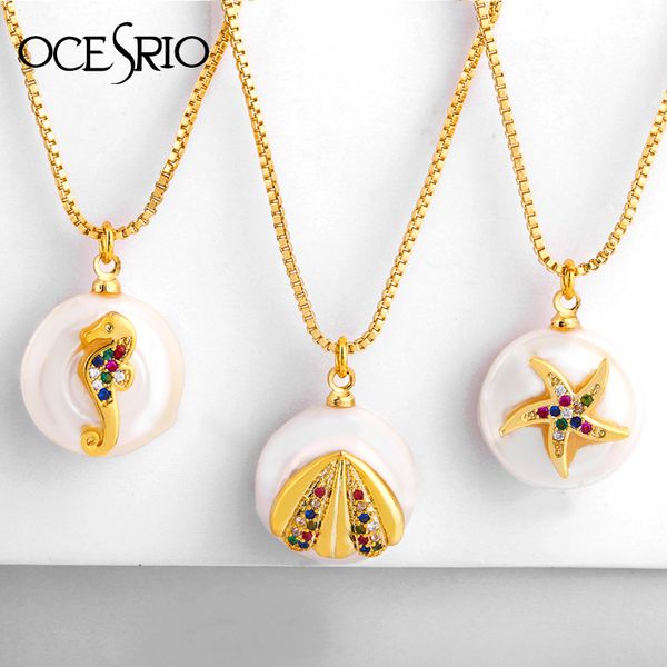 2019 seahorse coin pearl necklace for woman colorful zirconia long chain starfish shell pendant necklace classic jewelry nke-p67, Silver
2019 seahorse coin pearl necklace for woman colorful zirconia long chain starfish shell pendant necklace classic jewelry nke-p67, Silver