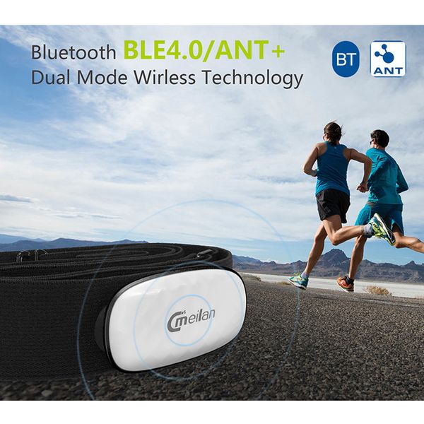 meilan c5 waterproof heart rate monitor pedometer fitness tracker bt/ant+ cordless for sports bike computer phone
meilan c5 waterproof heart rate monitor pedometer fitness tracker bt/ant+ cordless for sports bike computer phone