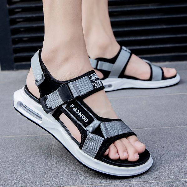 new arrival casual beach sandals men hook & loop outdoor man sandals ankle-wrap men flats shoe fashion casual mens, Black
new arrival casual beach sandals men hook & loop outdoor man sandals ankle-wrap men flats shoe fashion casual mens, Black