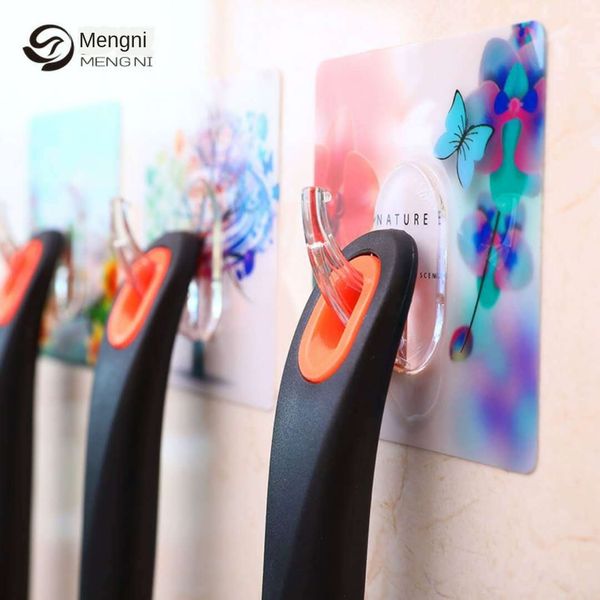 strong seamless adhesive hook kitchen wall cute creative door bearing adhesive plastic clothes small hook nail free 
strong seamless adhesive hook kitchen wall cute creative door bearing adhesive plastic clothes small hook nail free