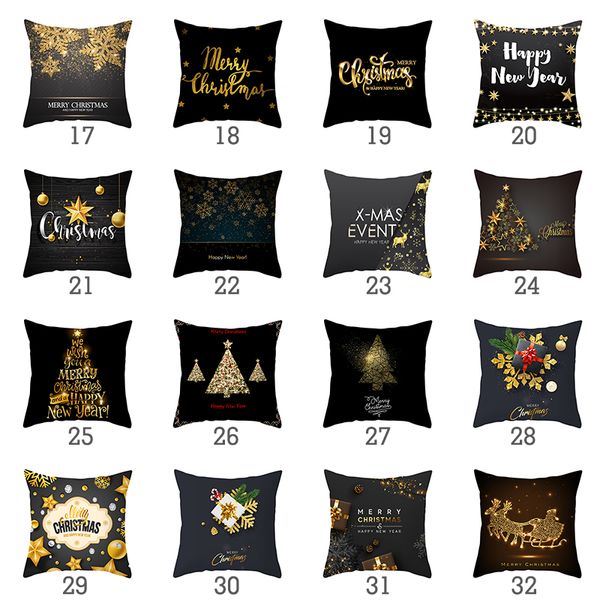 merry christmas black gold cushion cover for sofa bedroom car waist home decoration polyester throw pillow covers 45x45cm
merry christmas black gold cushion cover for sofa bedroom car waist home decoration polyester throw pillow covers 45x45cm
