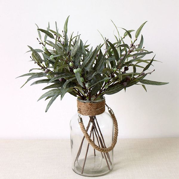 24pcs eucalyptus leaves branch with fruit silk artificial plants flowers for home indoor wedding decoration garden fake flower
24pcs eucalyptus leaves branch with fruit silk artificial plants flowers for home indoor wedding decoration garden fake flower